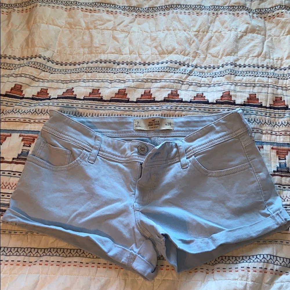 HOLLISTER LIGHT BLUE SHORTS